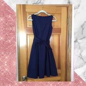 LL Bean Navy Blue Signature Dress